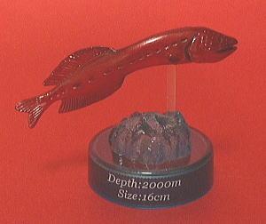 ダイドードリンコＭＩＵ「深海生物フィギュアコレクション２」05：ホソミクジラウオ